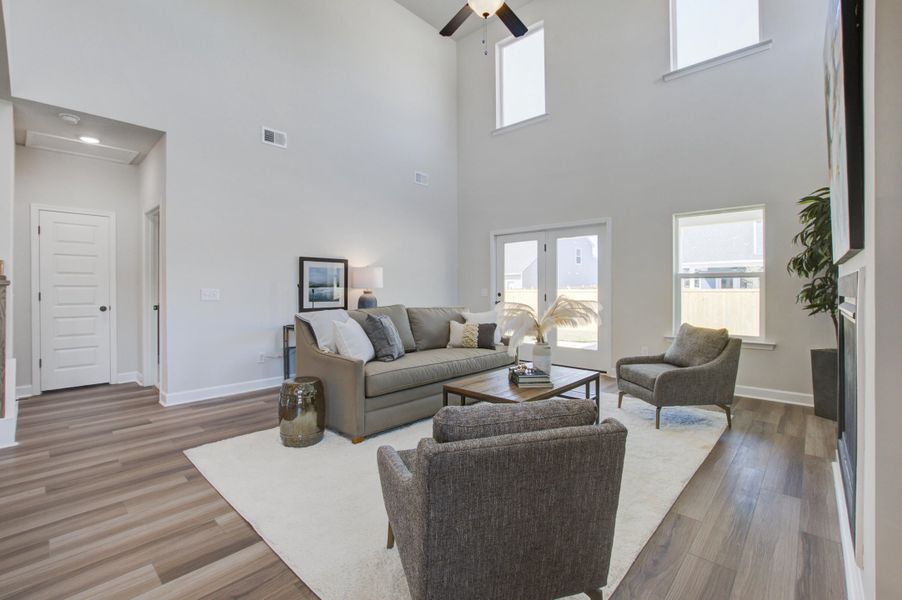Furnished interior view inside a new home in , Summerville (Image 12).