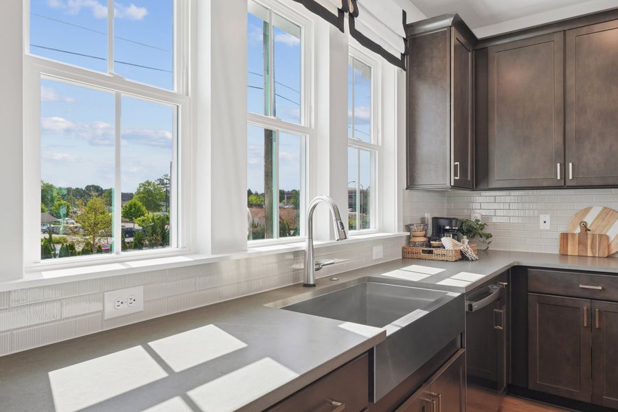 Representative furnished interior of a home built from the Ryder by Tri Pointe Homes in Twinleaf Townes, Chapel Hill (Image 7).