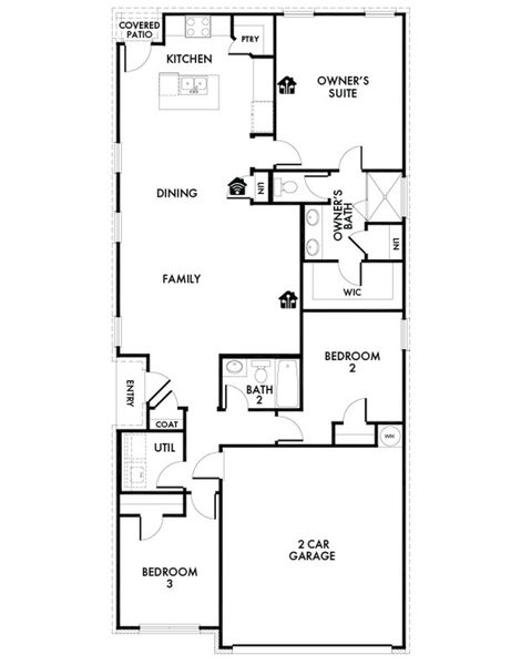 2D floor plan layout of this home in Belmont, Aubrey, TX (Image 3). 2D floor plan layout of this home in Belmont, Aubrey, TX (Image 3).