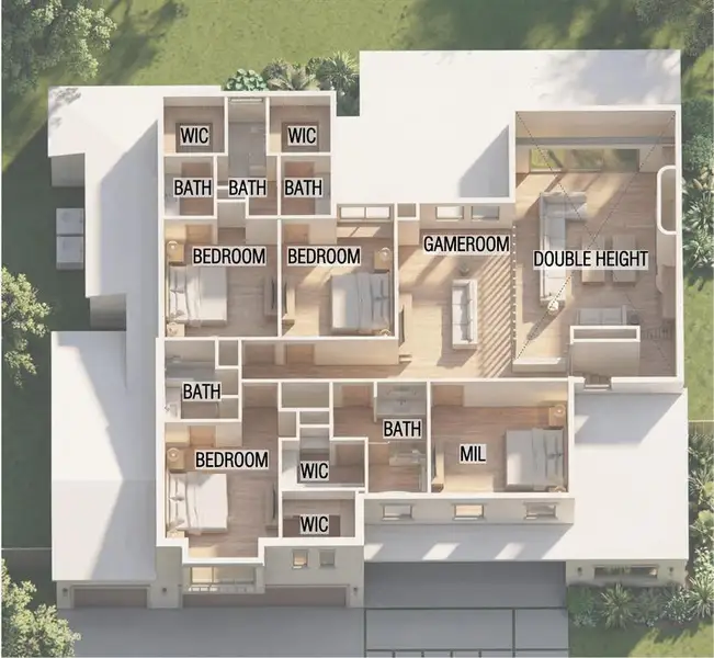 View of floor plan / room layout