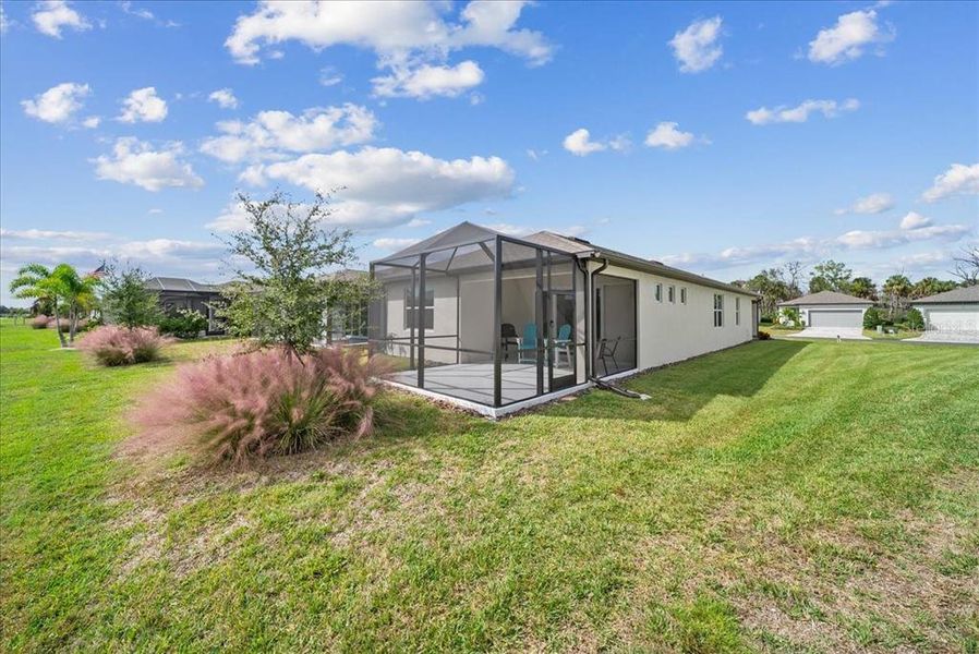 Exterior details and patio area of a home in Del Webb BayView, Parrish (Image 3). Exterior details and patio area of a home in Del Webb BayView, Parrish (Image 3).