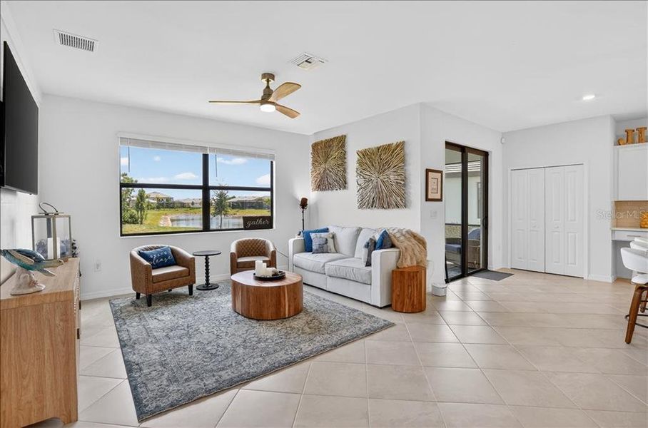 Furnished interior view inside a new home in , Venice (Image 17). Furnished interior view inside a new home in , Venice (Image 17).