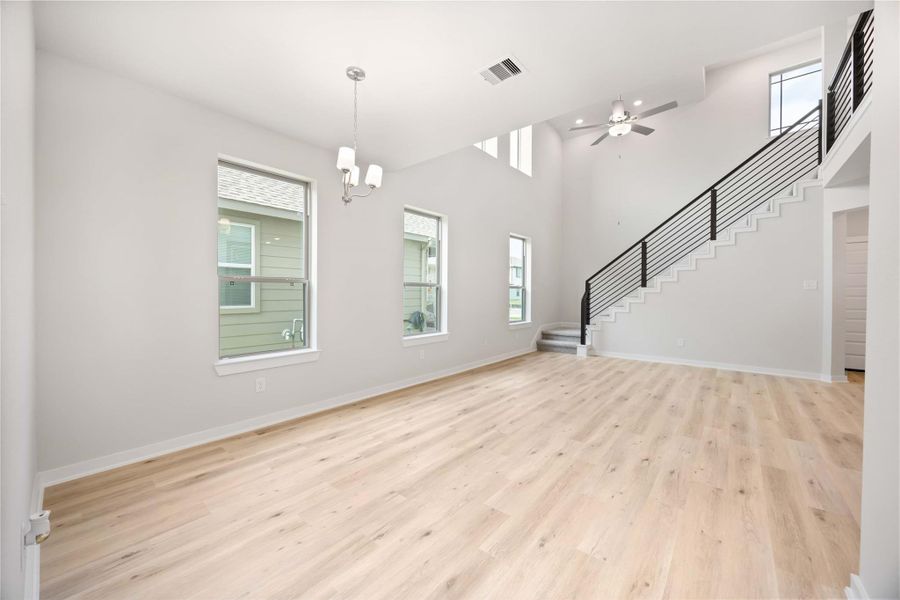 Spacious, unfurnished interior of a new home in Bluebonnet Village, Bellville (Image 17). Spacious, unfurnished interior of a new home in Bluebonnet Village, Bellville (Image 17).