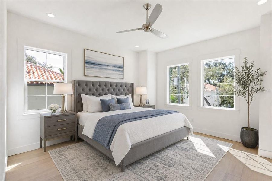Furnished interior view inside a new home in , Tampa (Image 19). Furnished interior view inside a new home in , Tampa (Image 19).