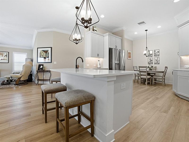 Furnished interior view inside a new home in , The Villages (Image 14). Furnished interior view inside a new home in , The Villages (Image 14).