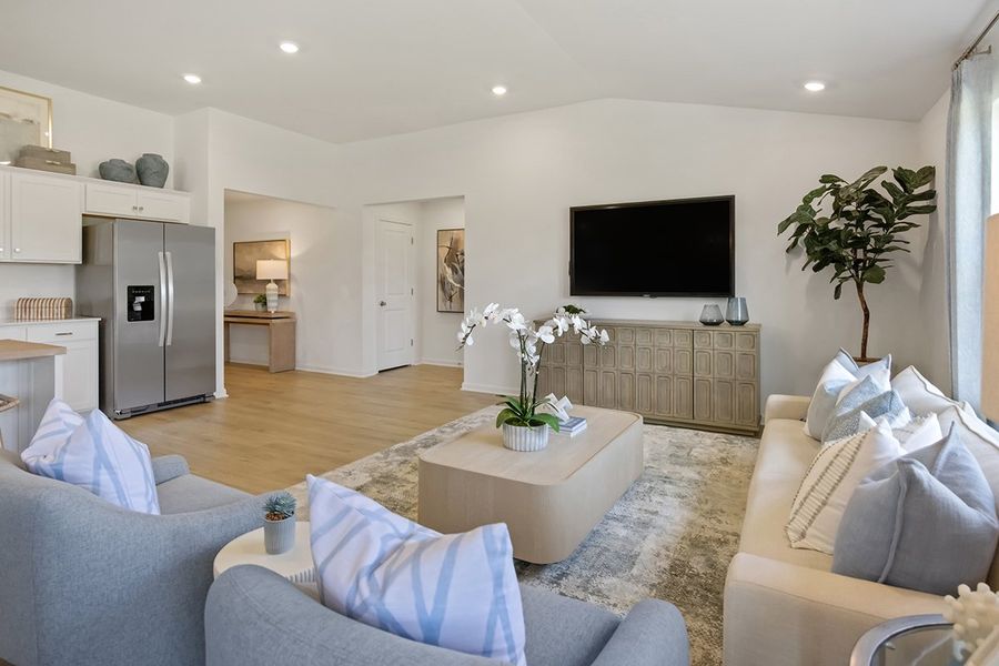 Representative furnished interior of a home built from the 1582 Modeled by KB Home in Cottages at Clovis Point, Kings Mountain (Image 8).