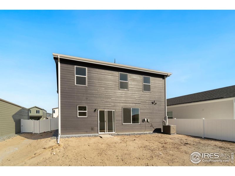 Exterior details and patio area of a home in Liberty Draw, Evans (Image 2).