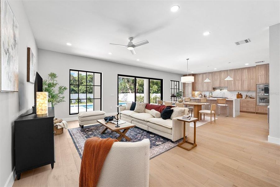 Furnished interior view inside a new home in College Park, Orlando (Image 46).