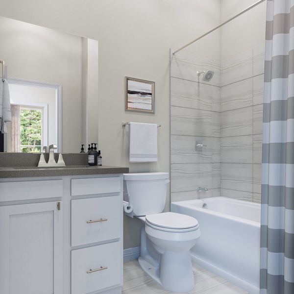 Furnished interior view inside a new home in Jubilee 50′, Hockley (Image 23).