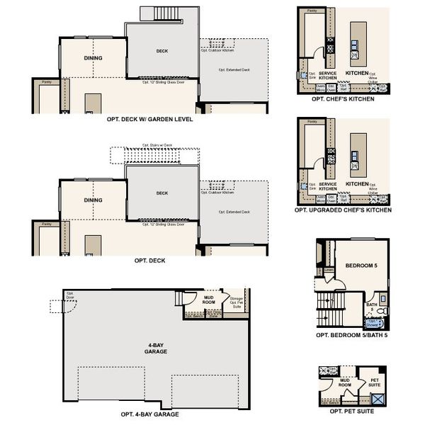 2D floor plan layout for the The Kingsford by Century Communities in Trails at Smoky Hill | The Preserve, Parker, CO (Image 4). 2D floor plan layout for the The Kingsford by Century Communities in Trails at Smoky Hill | The Preserve, Parker, CO (Image 4).