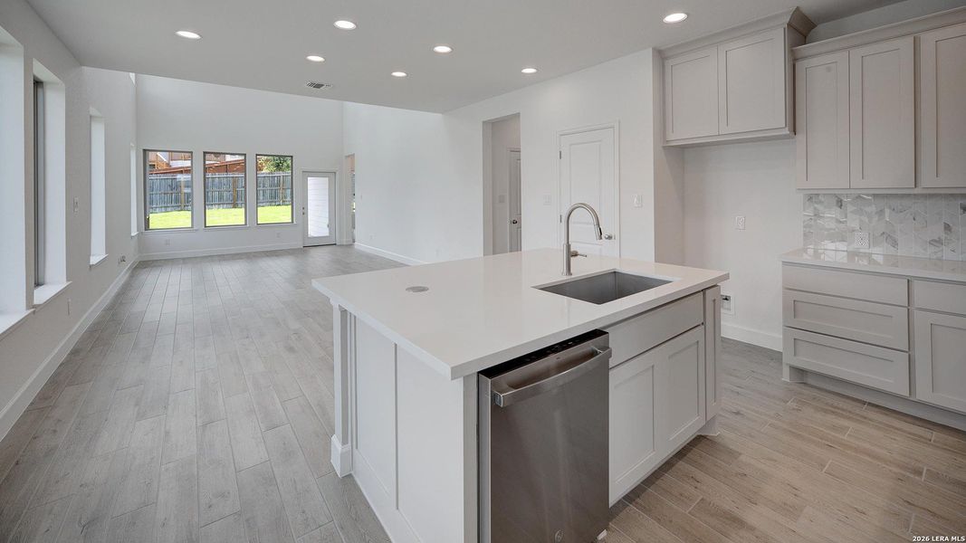 Furnished interior view inside a new home in Ladera, San Antonio (Image 9).