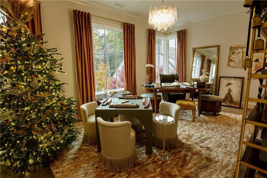 Furnished interior view inside a new home in , Atlanta (Image 12).