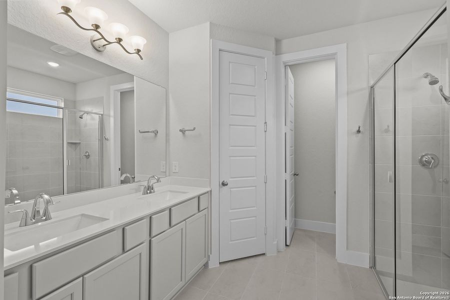 Furnished interior view inside a new home in Veramendi, New Braunfels (Image 13).