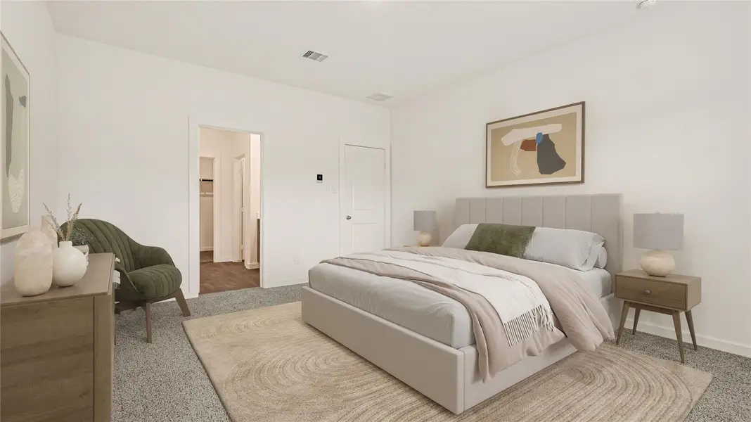 Furnished interior view inside a new home in Emberly, Beasley (Image 5).