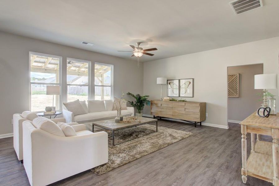 Furnished interior view inside a new home in Sutton's Landing, Statham (Image 11).