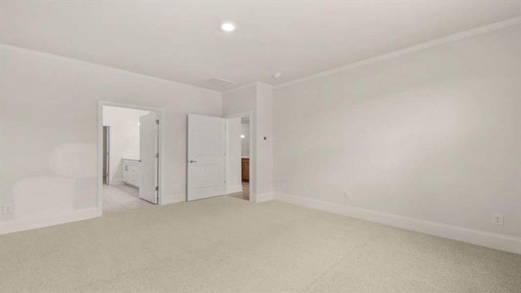 Spacious, unfurnished interior of a new home in Hamptons at Riverwood North, Dallas (Image 55).