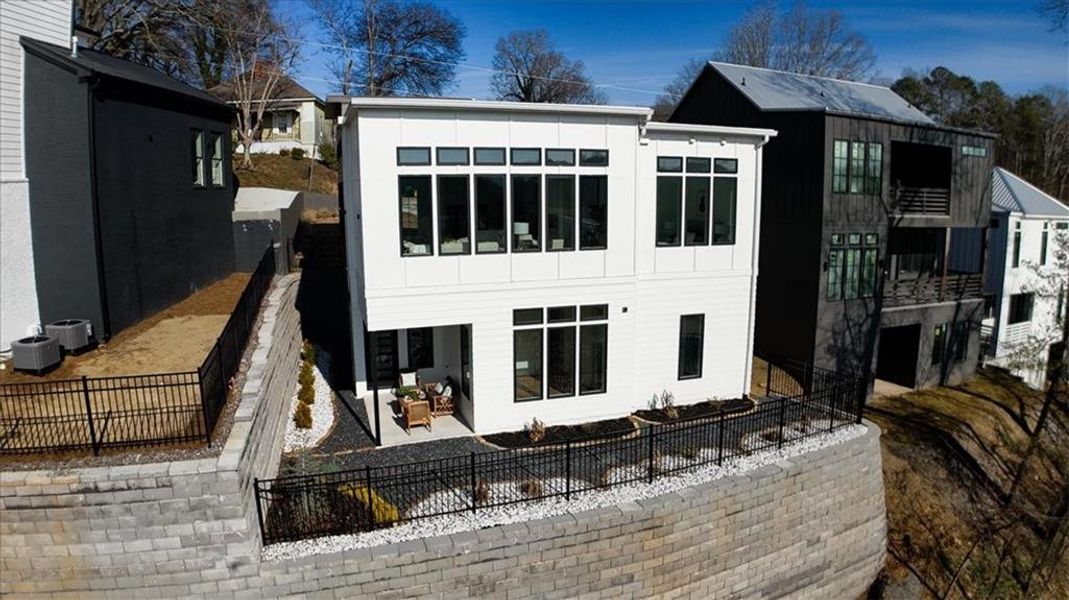 Exterior details and patio area of a home in , Canton (Image 22).