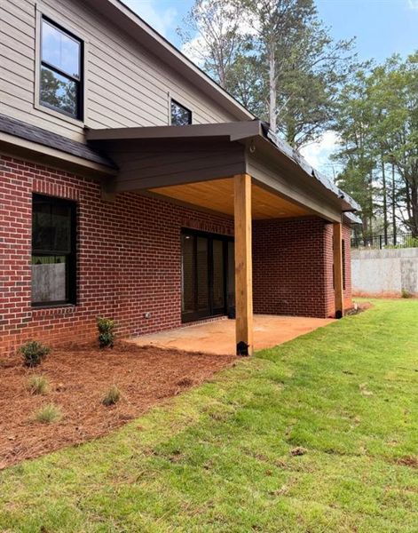 Exterior details and patio area of a home in , Carrollton (Image 2). Exterior details and patio area of a home in , Carrollton (Image 2).