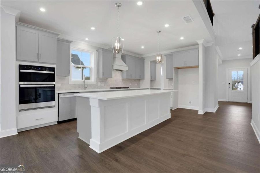 Furnished interior view inside a new home in The Paddocks at Doc Hughes, Buford (Image 10).