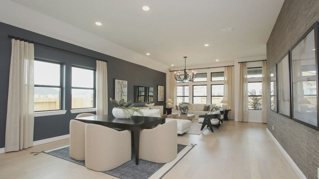 Furnished interior view inside a new home in Piedmont, San Antonio (Image 15).