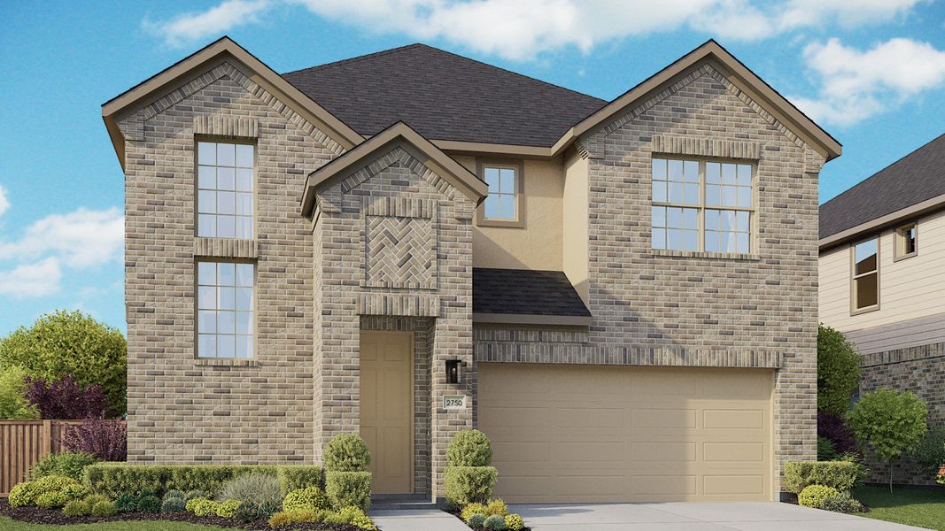 Front exterior of a home in the Stream Waters community, located in Seguin, TX (Image 12). Front exterior of a home in the Stream Waters community, located in Seguin, TX (Image 12).