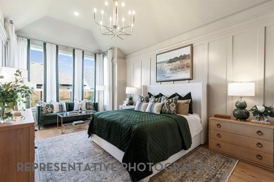 Furnished interior view inside a new home in The Parks at Wilson Creek, Celina (Image 5).