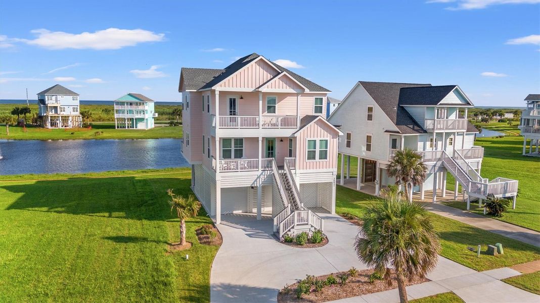 Perfectly situated between both the beach and the bay, This beautiful home was comepleted in 2024.