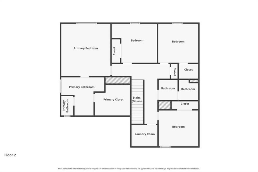 2D floor plan layout of this home in , Dawsonville, GA (Image 6).