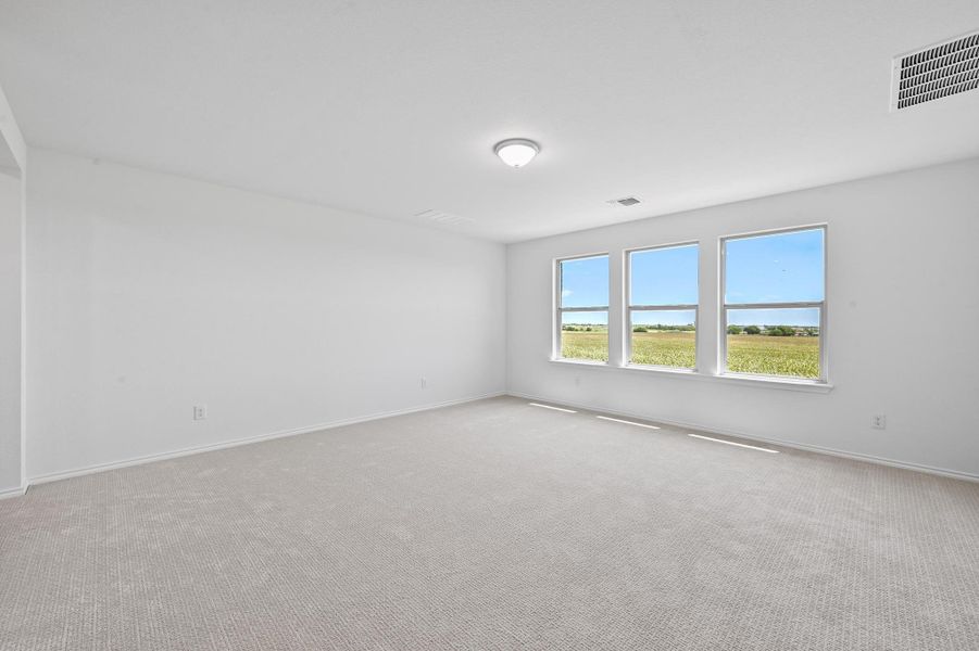 Spacious, unfurnished interior of a new home in Salerno - Classic Collection, Round Rock (Image 24). Spacious, unfurnished interior of a new home in Salerno - Classic Collection, Round Rock (Image 24).