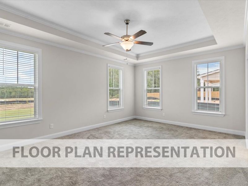 Spacious, unfurnished interior of a new home in Tillery Park, Grovetown (Image 9).