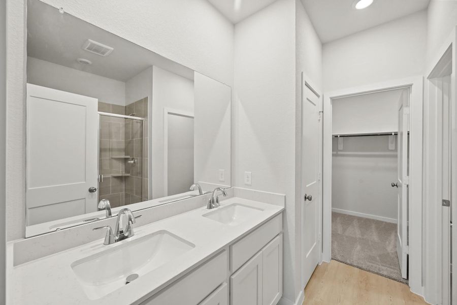 Furnished interior view inside a new home in Northpark South, Porter (Image 8). Furnished interior view inside a new home in Northpark South, Porter (Image 8).