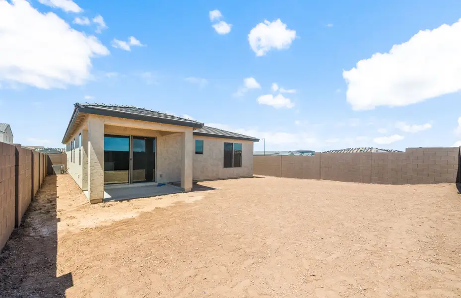 Exterior details and patio area of a home in Soleo, San Tan Valley (Image 3). Exterior details and patio area of a home in Soleo, San Tan Valley (Image 3).