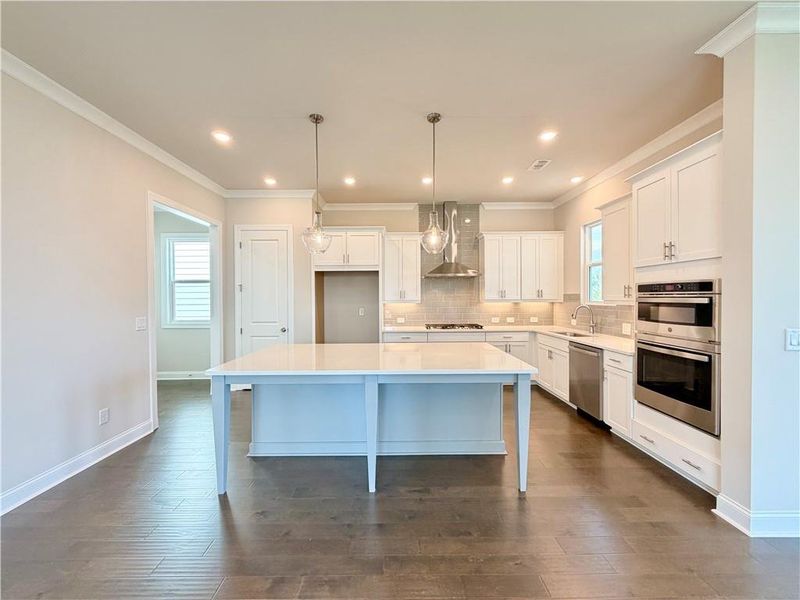 Furnished interior view inside a new home in Palisades Single Family, Cumming (Image 7).
