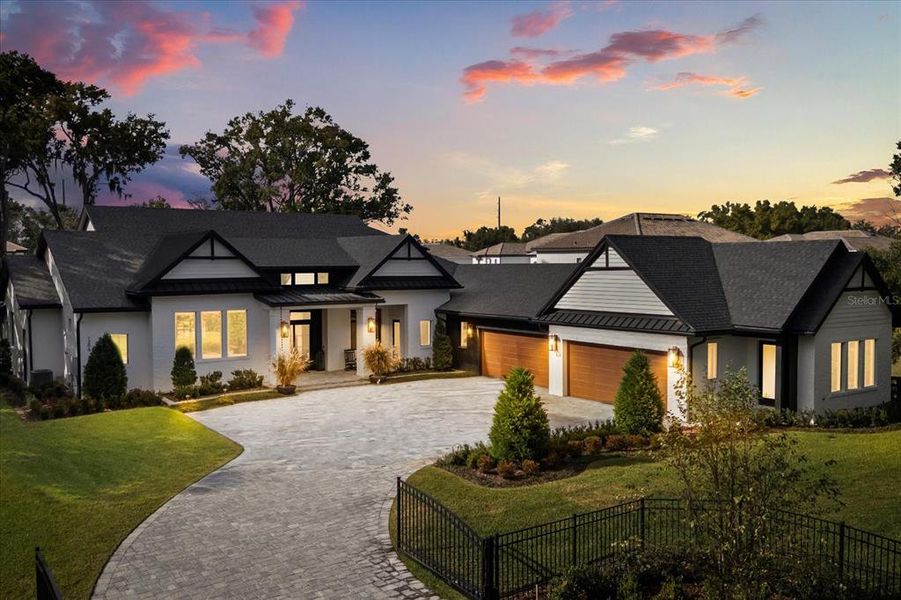 Front exterior of a new home in , Gotha, FL, highlighting curb appeal (Image 23).