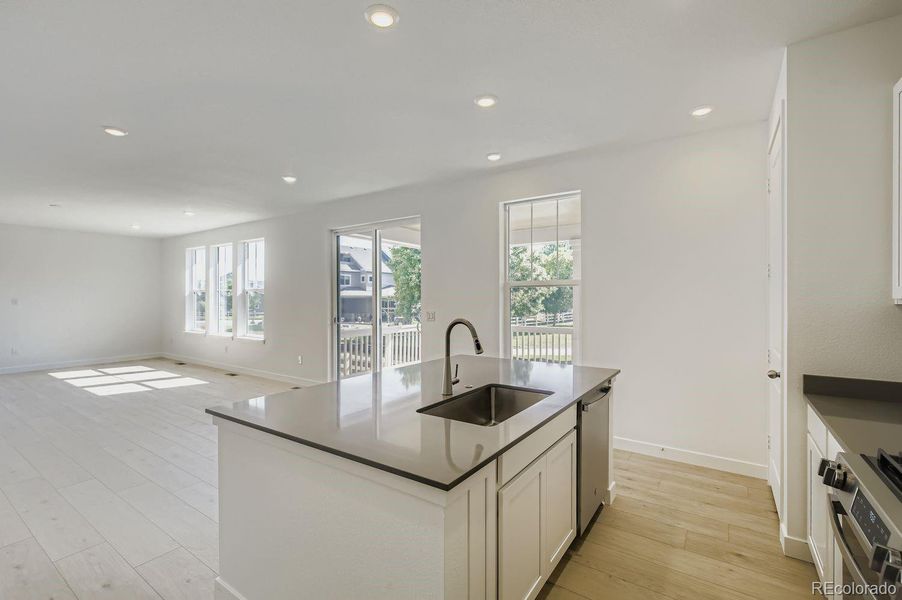 Furnished interior view inside a new home in Riano Ridge, Loveland (Image 8).