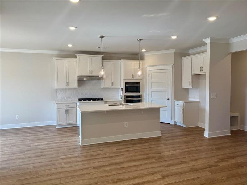 Furnished interior view inside a new home in Ponderosa Farms Estates, Gainesville (Image 7).