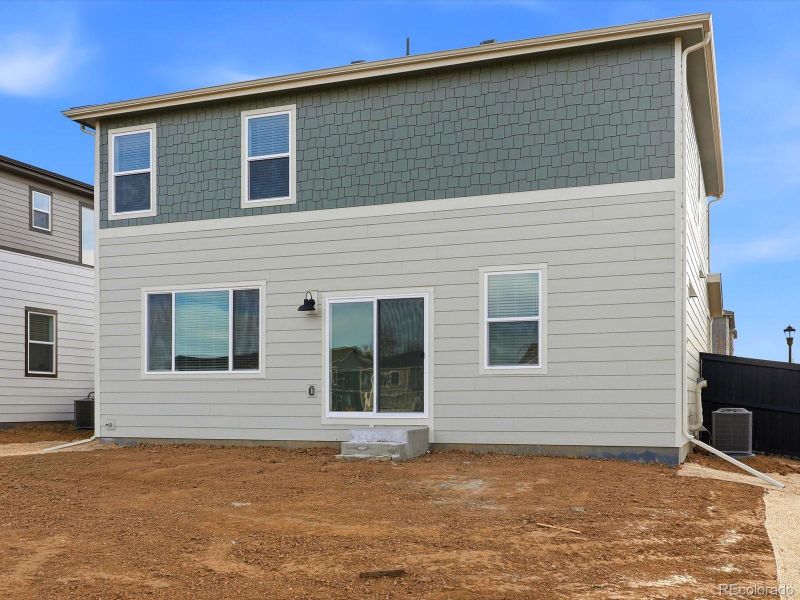 Exterior details and patio area of a home in Westgate, Greeley (Image 2). Exterior details and patio area of a home in Westgate, Greeley (Image 2).