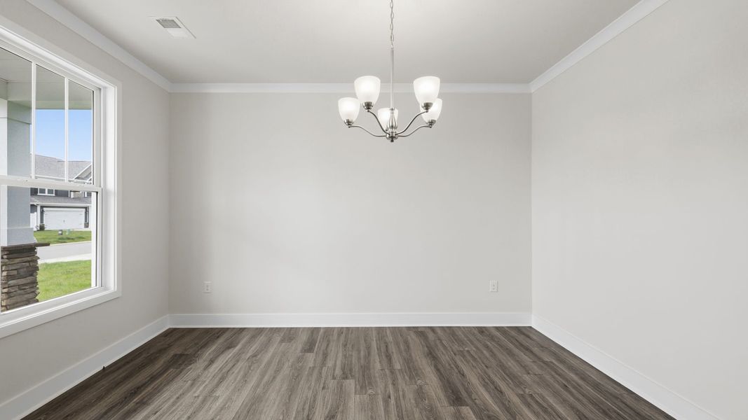 Representative unfurnished interior of a home built from the Windsor by D.R. Horton in Reserve at Tap Root Farms, Fletcher (Image 18). Representative unfurnished interior of a home built from the Windsor by D.R. Horton in Reserve at Tap Root Farms, Fletcher (Image 18).