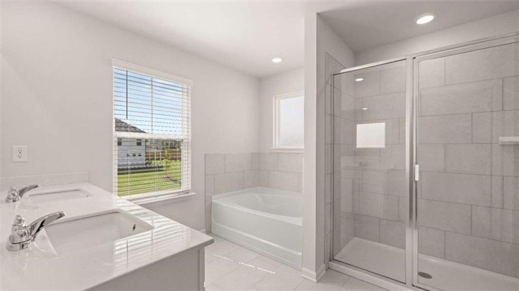 Furnished interior view inside a new home in Independence, Loganville (Image 10).