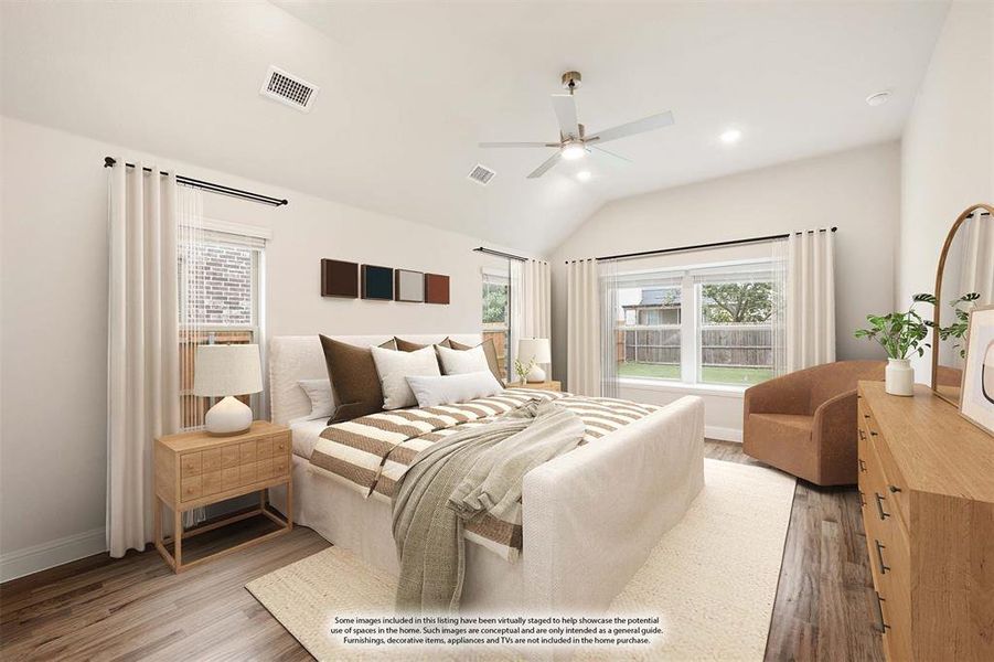 Furnished interior view inside a new home in Mockingbird Heights Classic 60, Midlothian (Image 11).