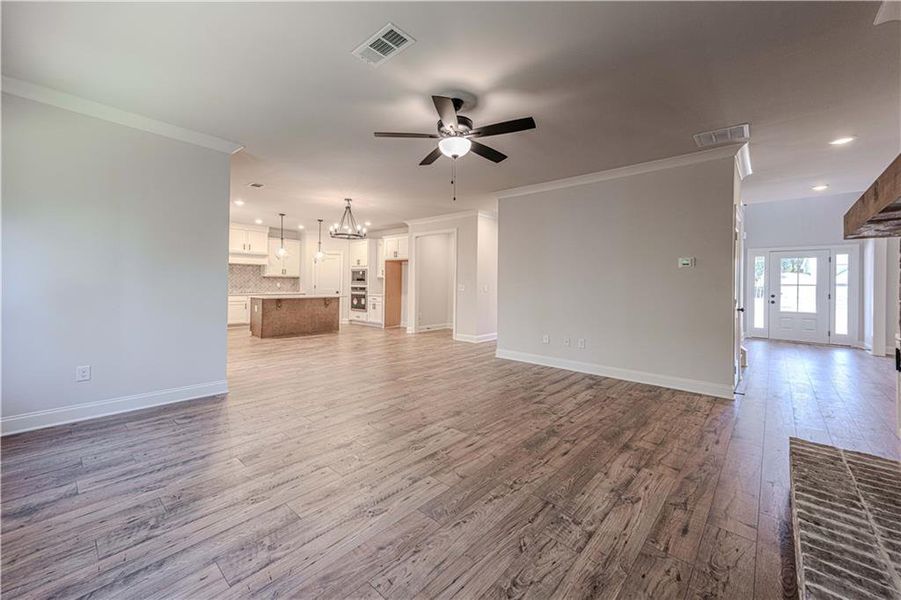 Spacious, unfurnished interior of a new home in Woodland Hills, Loganville (Image 38). Spacious, unfurnished interior of a new home in Woodland Hills, Loganville (Image 38).