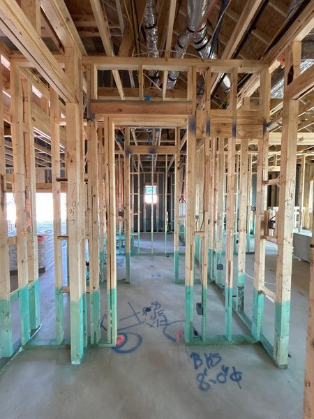 In-progress construction of a new home in Creekview Addition, Van Alstyne, TX (Image 5).