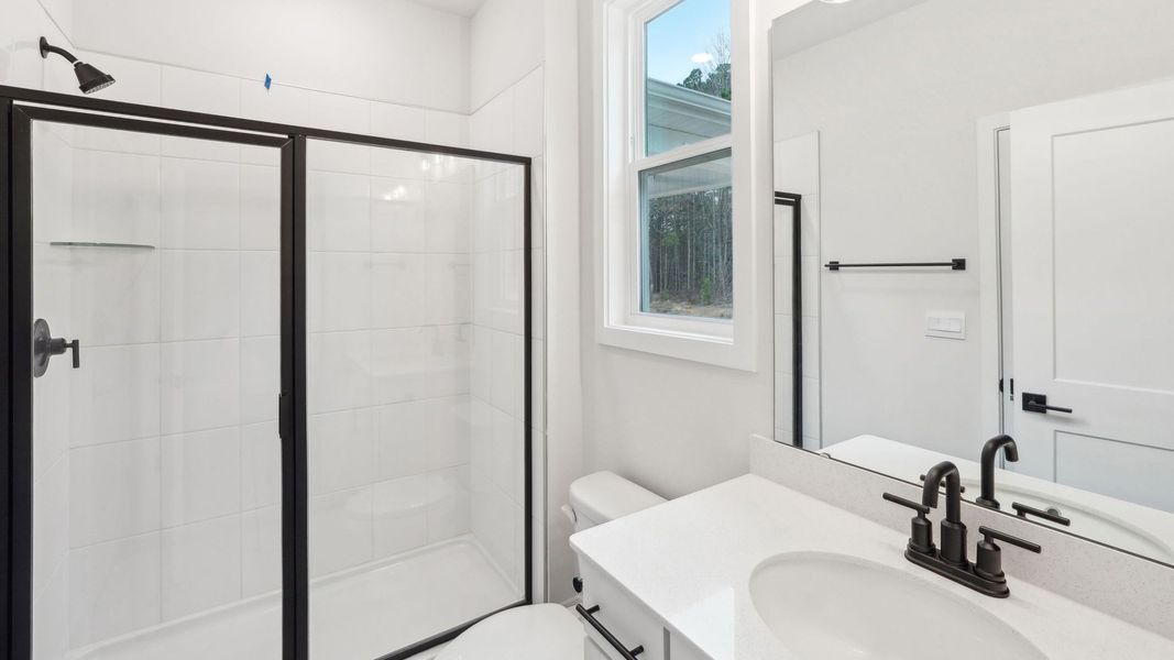 Furnished interior view inside a new home in Westport, York (Image 12).