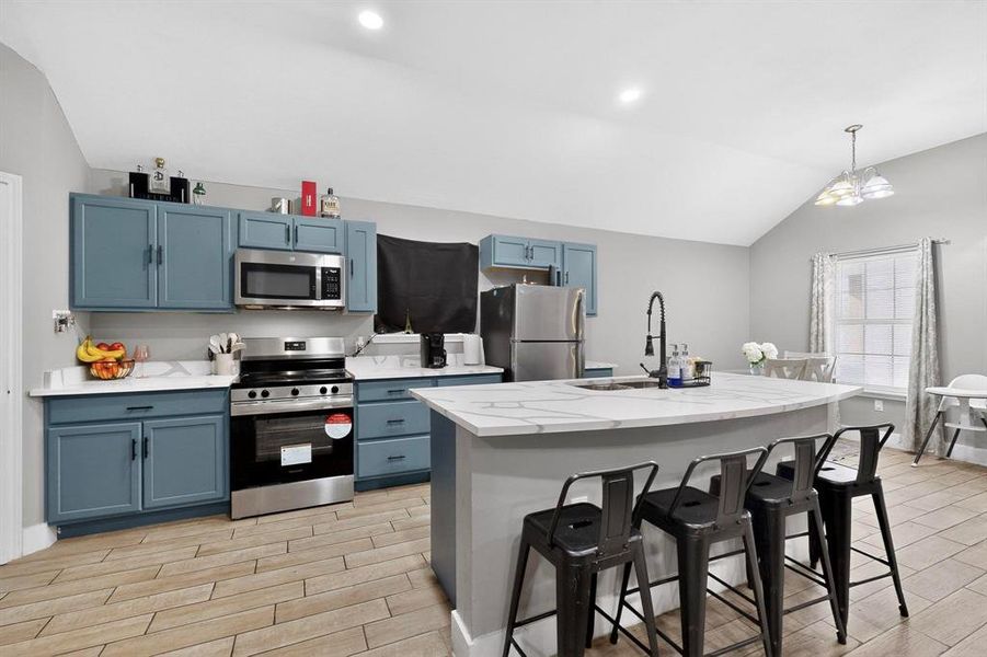 Furnished interior view inside a new home in , Ennis (Image 8).