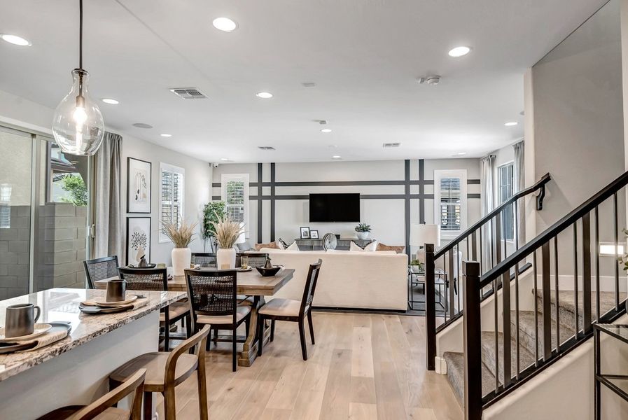 Furnished interior view inside a new home in Ironwood Villages at North Creek, Queen Creek (Image 24).