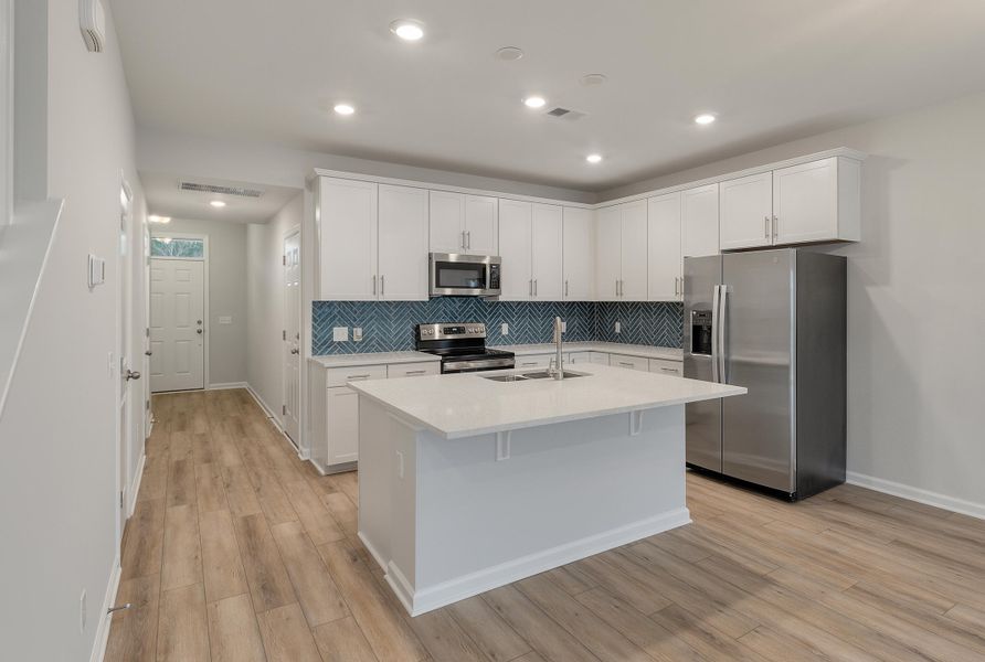 Furnished interior view inside a new home in The Landings at Montague, Goose Creek (Image 17).