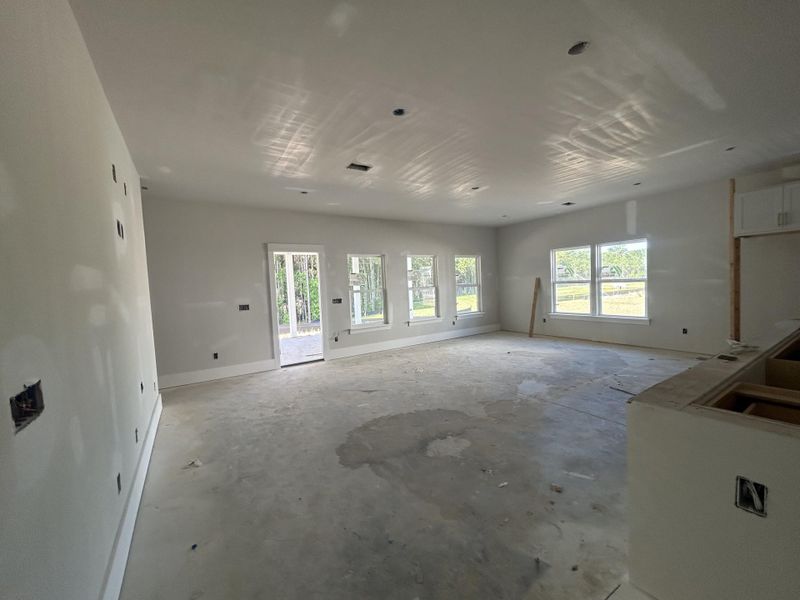 In-progress construction of a new home in Tea Farm, Ravenel, SC (Image 36).