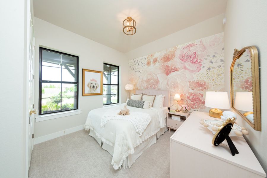 Representative furnished interior of a home built from the Crockett by Beazer Homes in Ellwood, Iowa Colony (Image 4).