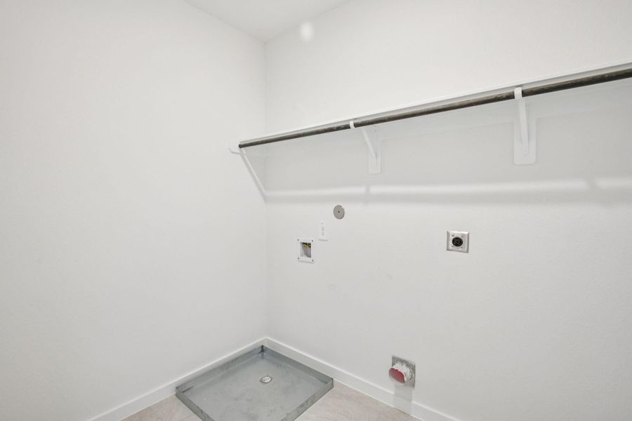 Spacious, unfurnished interior of a new home in Spring Brook Village - City Series, Houston (Image 27). Spacious, unfurnished interior of a new home in Spring Brook Village - City Series, Houston (Image 27).