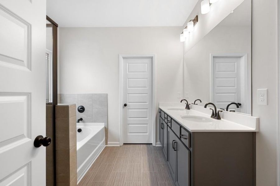 Furnished interior view inside a new home in Fair Oak, Calhoun (Image 3). Furnished interior view inside a new home in Fair Oak, Calhoun (Image 3).